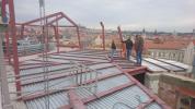 Nadstavba bytového domu - ocelová konstrukce [nové okno]