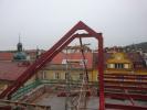 Nadstavba bytového domu Pštrosova - ocelová konstrukce [nové okno]